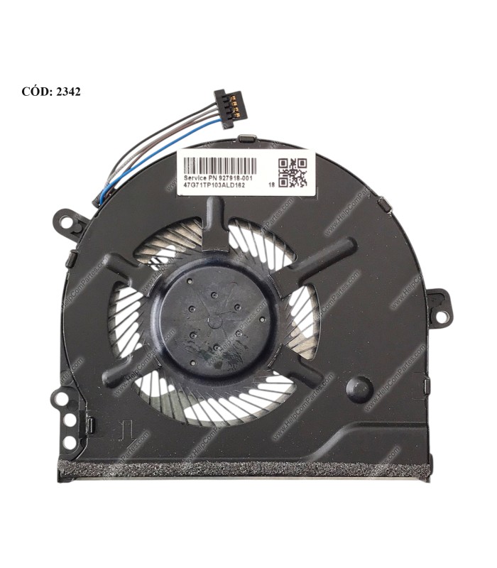 VENTI. HP PAV 14T-BP 14-BP 14-BK 14S-BE 15T-CC 15-CC 15-CK SERIES 4PIN 927918-001 ORIG.