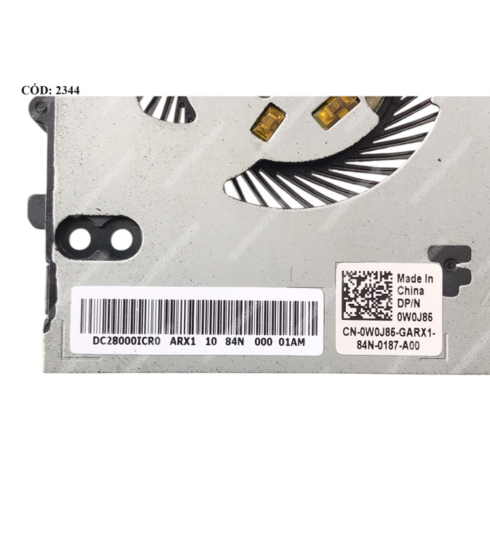 VENTI. DELL INSPIRON 15 7560 VOSTRO 5468 5568 SERIES 0W0J85 4PIN ORIG.