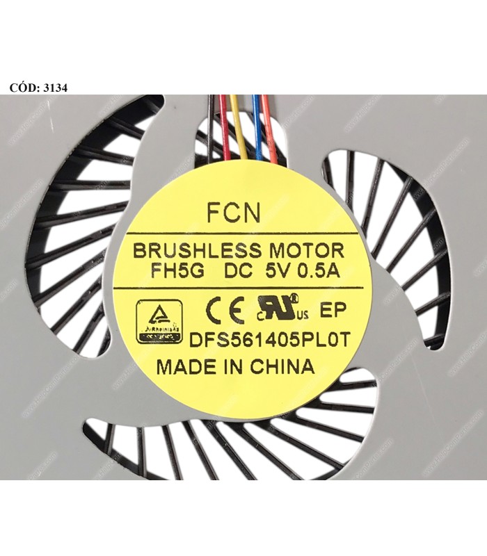 VENTI. LENOVO IDEAPAD 300-14 300-14ISK 300-15 300-15ISK 300-17ISK B71-80 SERIES 5F10K42885 5PIN ORIG.