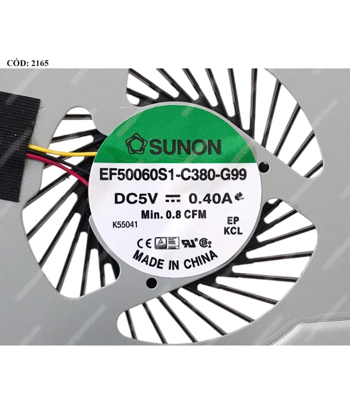 VENTI. DELL VOSTRO 3459 3558 3559 INSPIRON 17 5755 5758 5759 5558 5459 SERIES 01GRYN 3PIN ORIG.