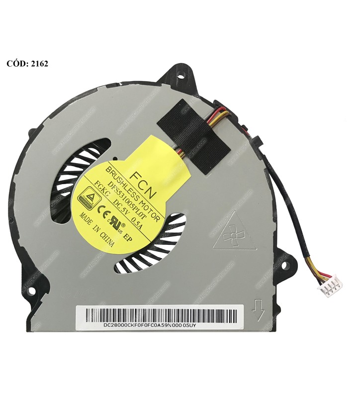 VENTI. LENOVO G50-70 G40-70 G40-30 G40-45AT Z50-70 SERIES 90205116 4PIN ORIG.