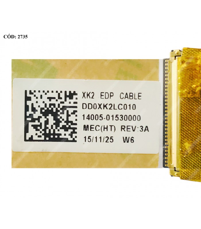 FLEX LCD ASUS EEEBOOK X205 X205T X205TA X205A F205T F205TA EDP 30PIN SERIES DD0XK2LC010 ORIG.