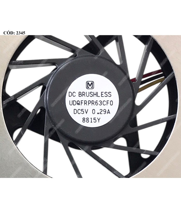 VENTI. SONY VGN-NR SERIES PARA GRAFICOS INTEGRADOS UDQFRPR63CF0 3PIN ORIG.
