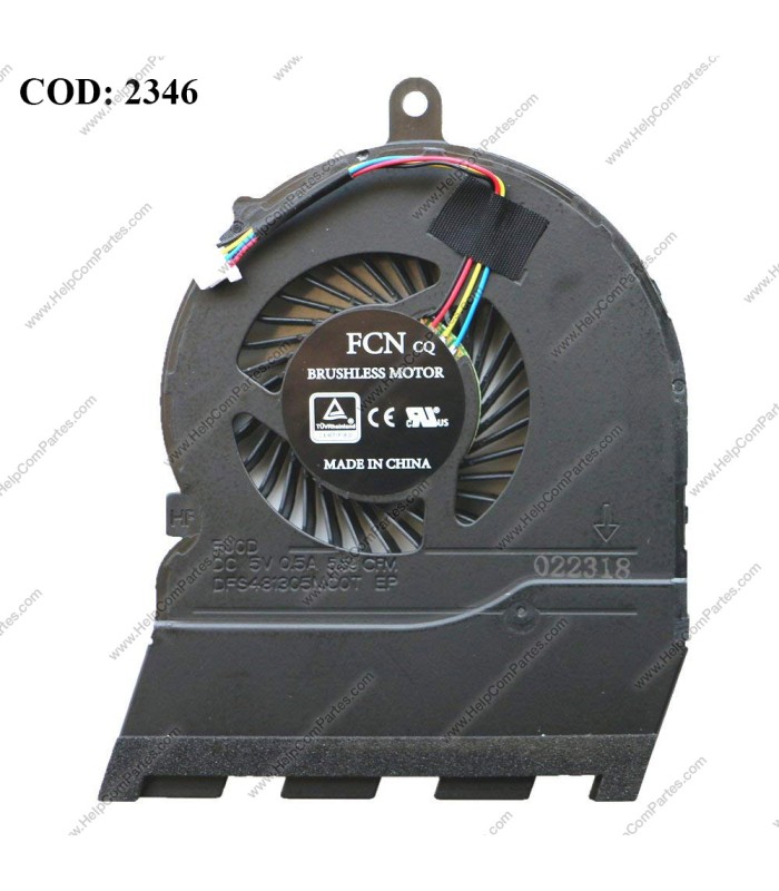 VENTI. DELL INSPIRON 15-5565 15-5567 15-5765 17-5767 SERIES 0789DY 4PIN ORIG.