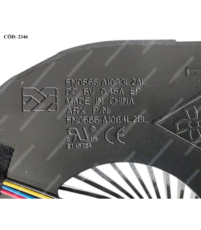 VENTI. DELL INSPIRON 15-5565 15-5567 15-5765 17-5767 SERIES 0789DY 4PIN ORIG.