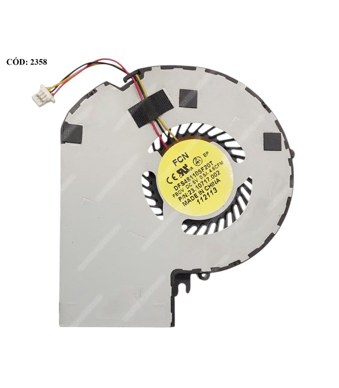 VENTI. DELL INSPIRON 15Z 5523 SERIES 0T6V7J 3PIN ORIG.