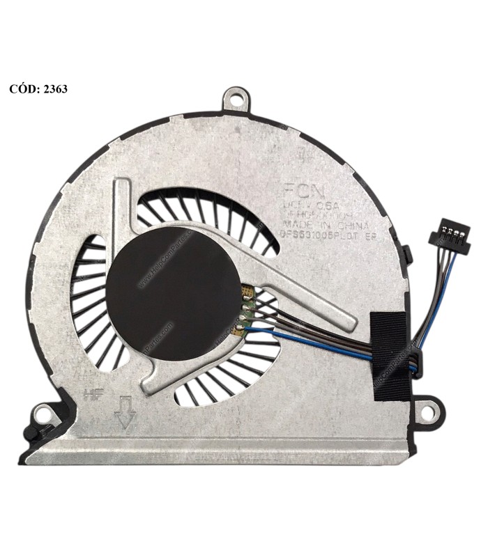 VENTI. HP PAV 11-F 11-U 13-U 14-AM 15-A 15-BA 17-X LENOV. V310-14ISK V310-15ISK E42-80 SERIES 856359-001 4PIN ORIG.