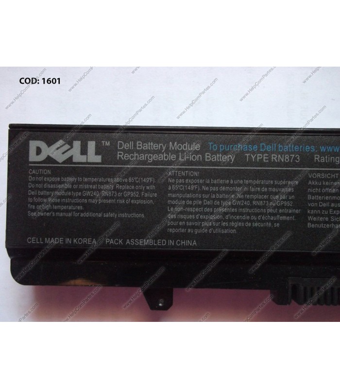 BATERIA DELL 11.1V---56WH 6C RN873/INSPIRON 1525 1526 1545 SERIES X409G OEM