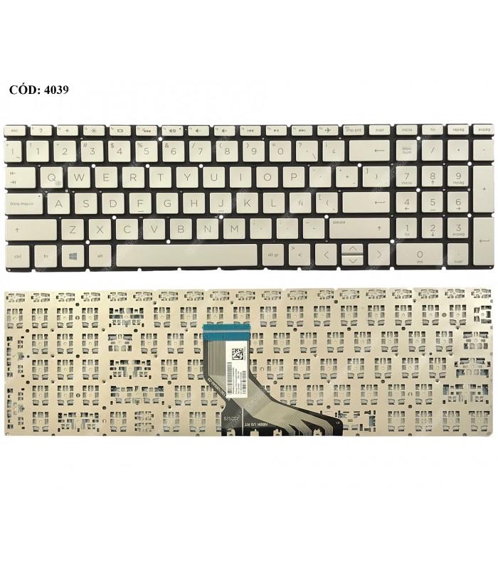 TECLADO HP PAV 15-CS 15T-CS 15Z-CW 15-CW 15-DA 15-DB 15-CX 15-DR 15-DF 15-CN 15-CR 15-DW 250 G7 255 G7 SERIES SR BL LA ORIG