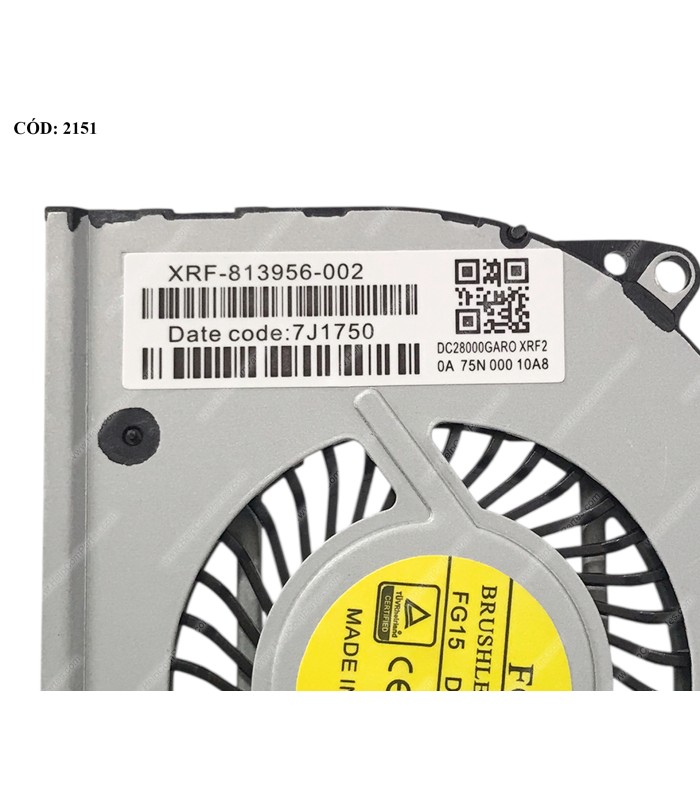VENTI. HP X360 13-A ENVY 15-U 15-U499NR 15-U110DX 15-U011DX 15-U111DX SERIES 776213-001 4PIN (PIN PLANO) ORIG.