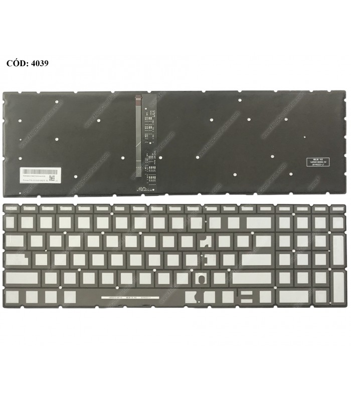 TECLADO HP PAV 15-CS 15T-CS 15Z-CW 15-CW 15-DA 15-DB 15-CX 15-DR 15-DF 15-CN 15-CR 15-DW 250 G7 255 G7 SERIES SR BL LA ORIG