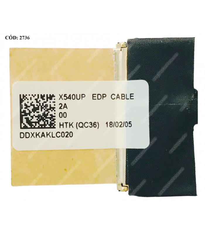 FLEX LCD ASUS X540SA X540S X540L X540LA D540L D540LA D540Y R540S A540U F540L FL700U EDP 30PIN SERIES DDXKAKLC020 ORIG.