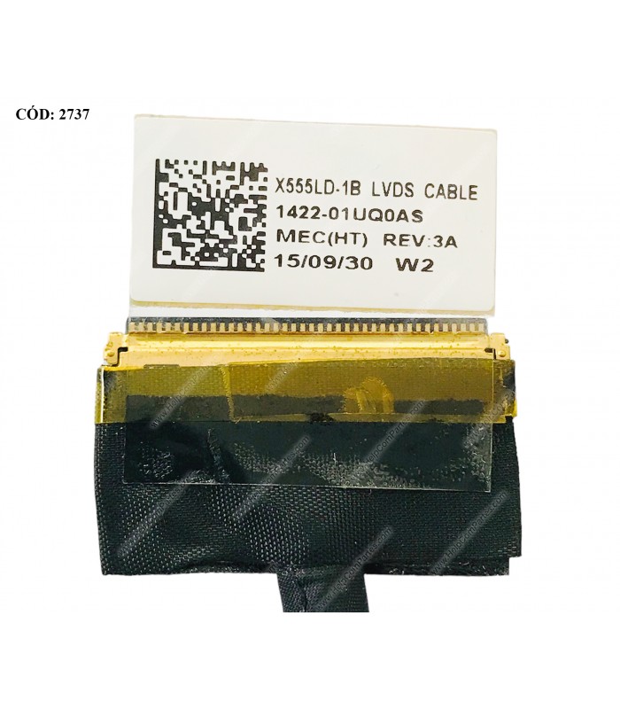 FLEX LCD ASUS X555 X555L X554L K555 A555 F554 F555 R556L W509L Y583L X555LD-1B SERIES 40PIN 1422-01UQ0AS ORIG.