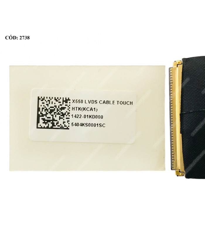 FLEX LCD ASUS VIVOBOOK X550CA X550C X550D X550EA X550EP X550E K552EA TOUCH MIC 40PIN SERIES 1422-01KD000 ORIG.