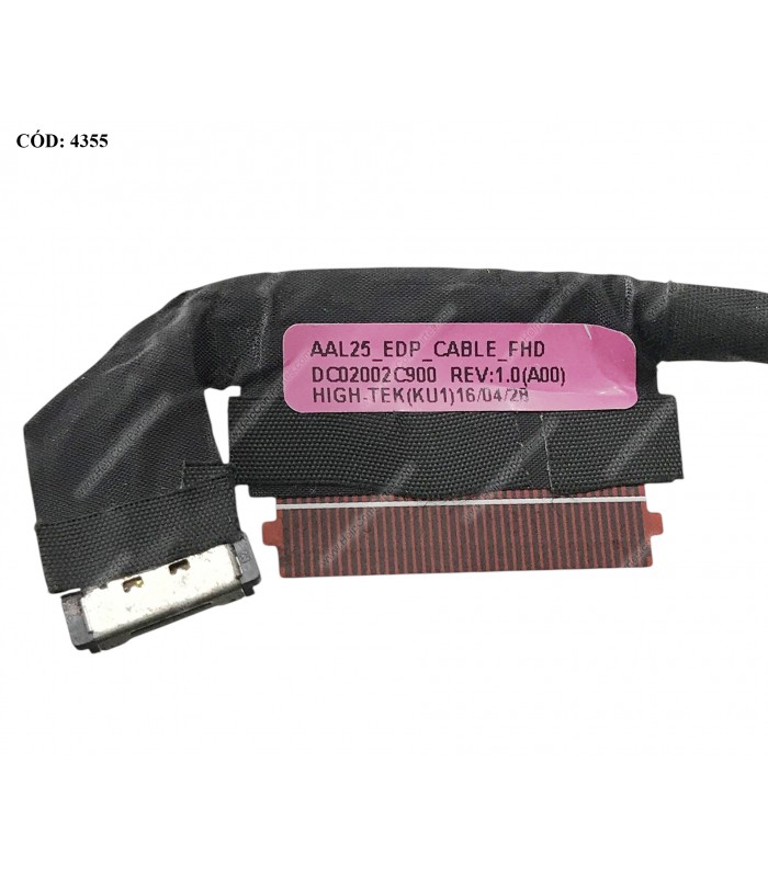 FLEX LCD DELL INSP. 15 5000 5551 5555 5558 5559 SERIES 40PIN eDP OTP FHD 60HZ TS DC02002C900 0401NT ORIG.(SN)