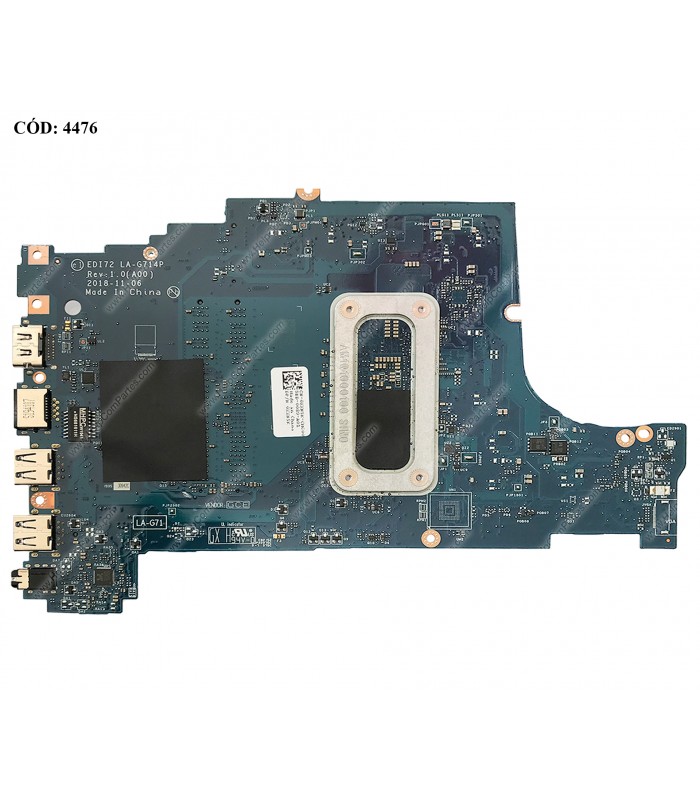 MBO DELL INSP. 3481 INTEL i3-8130U 3.40GHz 2C/2xDDR4/ 14 3000 3481 3581 3584 3781 SERIES 0XXN5K 7TH 8TH ORIG.
