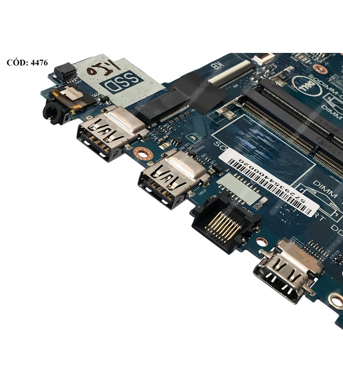 MBO DELL INSP. 3481 INTEL i3-8130U 3.40GHz 2C/2xDDR4/ 14 3000 3481 3581 3584 3781 SERIES 0XXN5K 7TH 8TH ORIG.