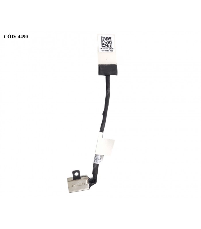 DC JACK POWER DELL INSP 14 7415 2-IN-1/5410 5415 SERIES + CABLE WM14 450.0N804.0011 0D3FR6 ORIG.