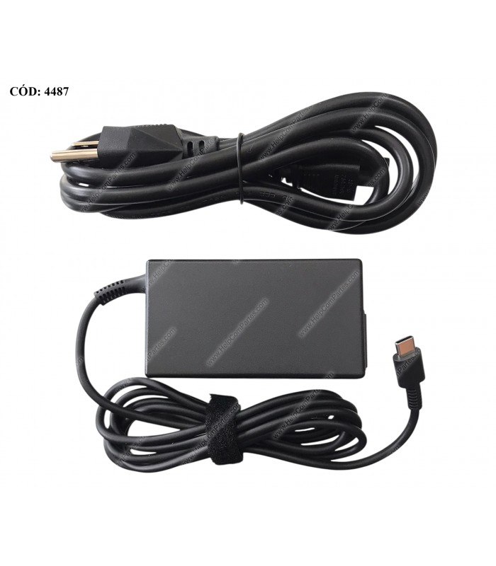 CARGADOR HP USB-C 65.0W 20.0V---3.25A /100V-240V US 3PRONG/5.0V---3.0A/9.0V---3.0A/12.0V---5.0A/15.0V---4.33A/ L65505-002 OEM