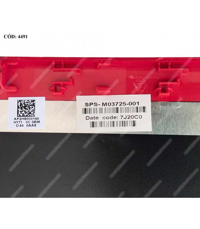 LCD COVER HP 15-DWXXXX 15-GW 15T-DW 15Z-GW 15S-DU 15S-GU 15S-GY 15S-DW 250/255/256 G8 G9 SERIES 15.6" M03725-001 RD ORIG (SN).