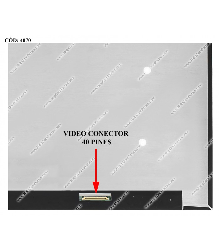 DISPLAY 16.0" 40PIN WLED SLIM QHD (2560x1600) NARROW MATTE 60Hz IPS N-TS eDP VC-D PCBA BENT 2,5cm NO BRACKETS 5D11D69633 ORIG