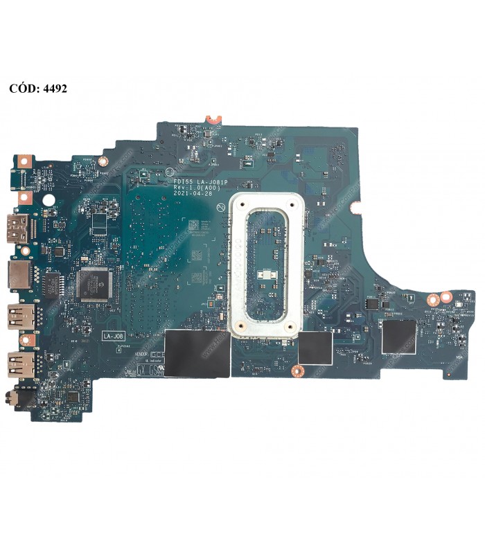 MBO DELL INSP. 3501 INTEL i3-1005G1/T 3.40GHz 2C /UMA/2xDDR4/ 3493 3593 SERIES FDI55 LA-J081P 0TW31C 10TH ORIG.