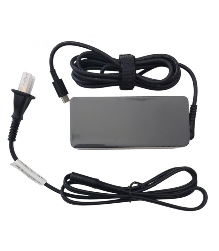 CARGADOR LENOVO USB-C 65W 20V---3.25A /15V---3A /9V---2A /5V---2A  100V-240V~ 50-60Hz US 2PRONG 4X20M26268 ORIG.