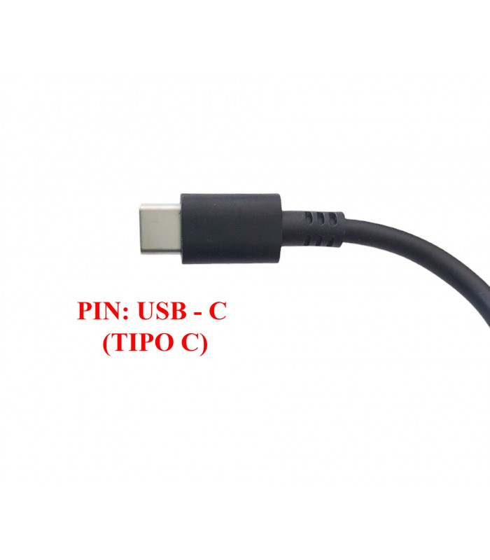 CARGADOR LENOVO USB-C 65W 20V---3.25A /15V---3A /9V---2A /5V---2A  100V-240V~ 50-60Hz US 2PRONG 4X20M26268 ORIG.