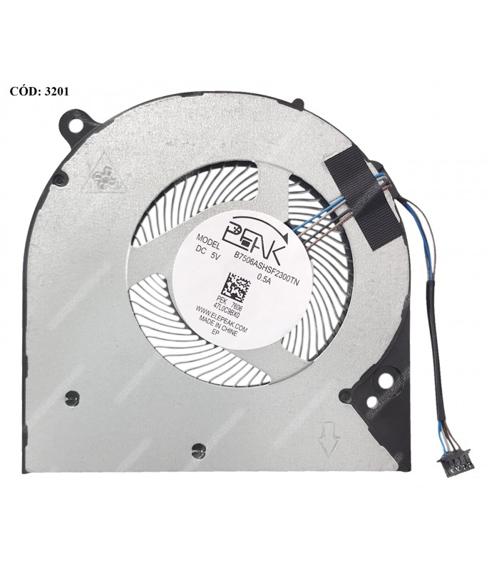 VENTI. HP 14-CM 14-CK 14-CF 14-DK 240 245 246 G7 G8 14-CY 14-CS 14-DG SERIES L23189-001 4PIN ORIG.