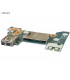 POWER BUTTON HP CARD READER BD W/USB-A / 14-CM 14-CK 14Q-CS 14T-CM 14Z-CM 240 245 246 G7 SERIES L23196-001 ORIG.