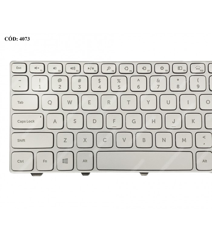 TECLADO DELL INSP. 15 7000 15-7537 15-7737 15-7746 P36F SERIES 0KK7X9 SR BL-WH US ORIG.