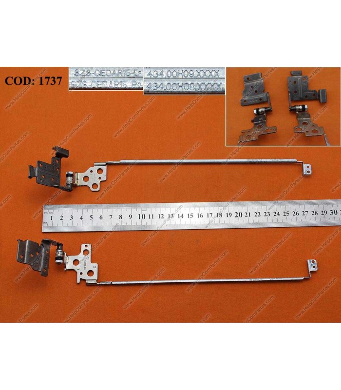 BISAGRAS DELL INSPIRON 3541 3542 3543 3546 SERIES (R/L) N-TS 434.00H08.0002 434.00H09.0002 ORIG.