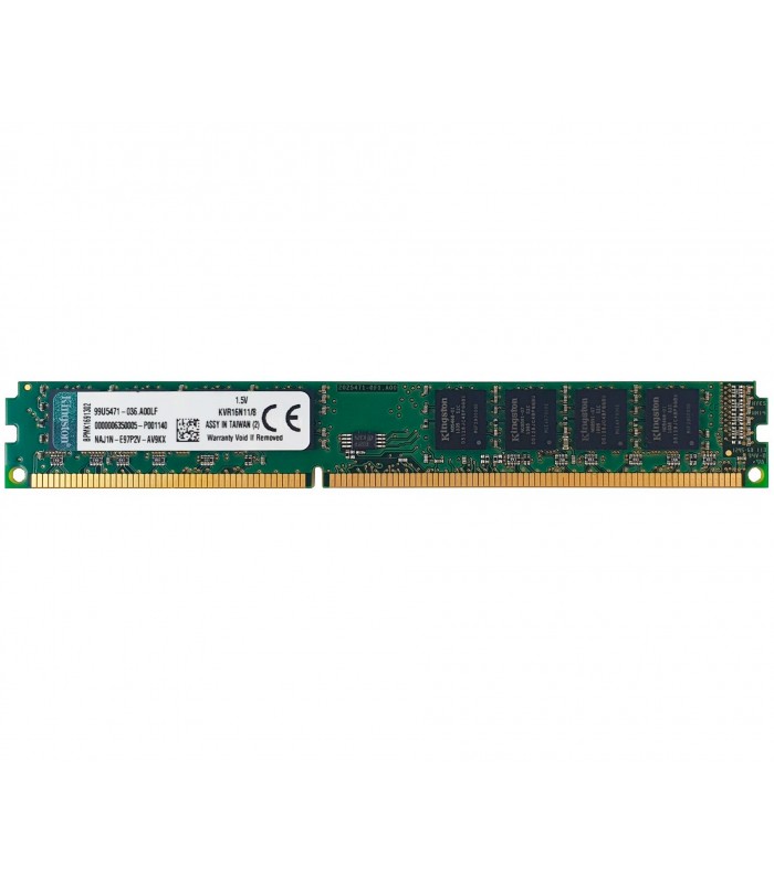 MEMORIA KINGSTON 8GB DDR3 1600MHZ NON-ECC, CL11, X8, 1.5V PC KCP316ND8/8