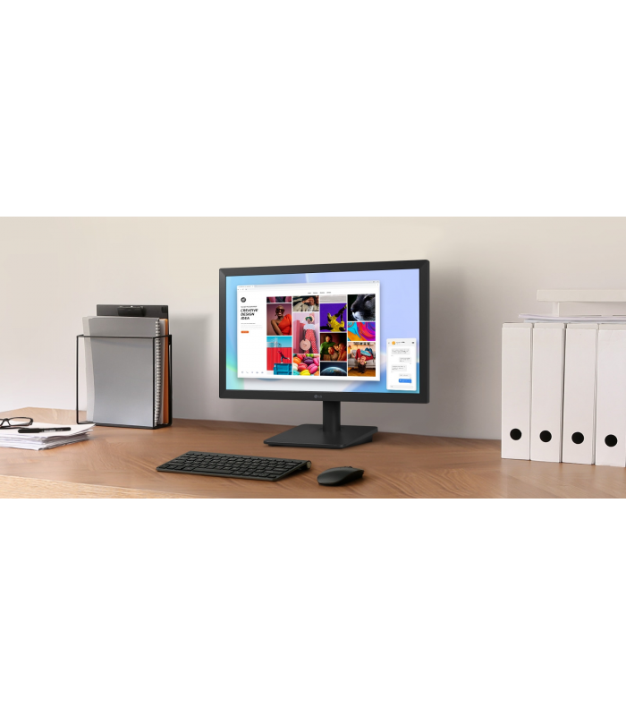 MONITOR LG 19.5" HD+ 1600x900 A 75Hz /250N/ 1X HDMI/ 1X VGA/ 1X JACK AUDIO /20U401A-B /BK/ 1Y