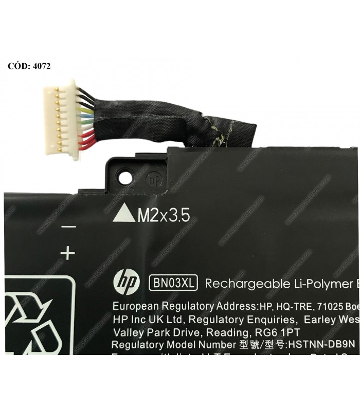 BATERIA HP 11.55V---51W 3C BN03XL/PAV 14-EH ENVY 13-BA 13T-BA 13-AY 13-BD 15T-ED 15Z-EE 15-ED 15-ES 15-EE SERIES L77034-005 ORIG