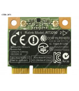 WI-FI PCI-E HP RALINK RT3290 802.11b/g/n 1x1 WiFi + BT 4.0 690020-001 689215-201
