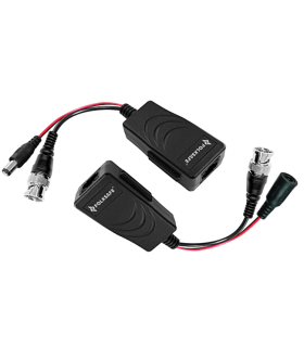 BALUN FOLKSAFE RJ45 A BNC HD-TVI/CVI/AHD/CVBS 3/4/5MP 4K / CCTV NVR DVR CAMARAS C.IP/ 12V/24V /CAT5e/6 440m / FS-HD4301VP