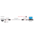 BALUN FOLKSAFE RJ45 A BNC HD-TVI/CVI/AHD/CVBS 3/4/5MP 4K / CCTV NVR DVR CAMARAS C.IP/ 12V/24V /CAT5e/6 440m / FS-HD4301VP