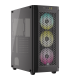 CASE CORSAIR CC-9011272-WW/480T RGB/ ITX/MATX/ATX/E-ATX /SW+RESET/2X USB 3.2/1X AUDIO IN-OUT/3X FAN 120mm/CRISTAL/GAMING/BK PC.
