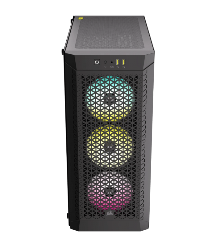 CASE CORSAIR CC-9011272-WW/480T RGB/ ITX/MATX/ATX/E-ATX /SW+RESET/2X USB 3.2/1X AUDIO IN-OUT/3X FAN 120mm/CRISTAL/GAMING/BK PC.
