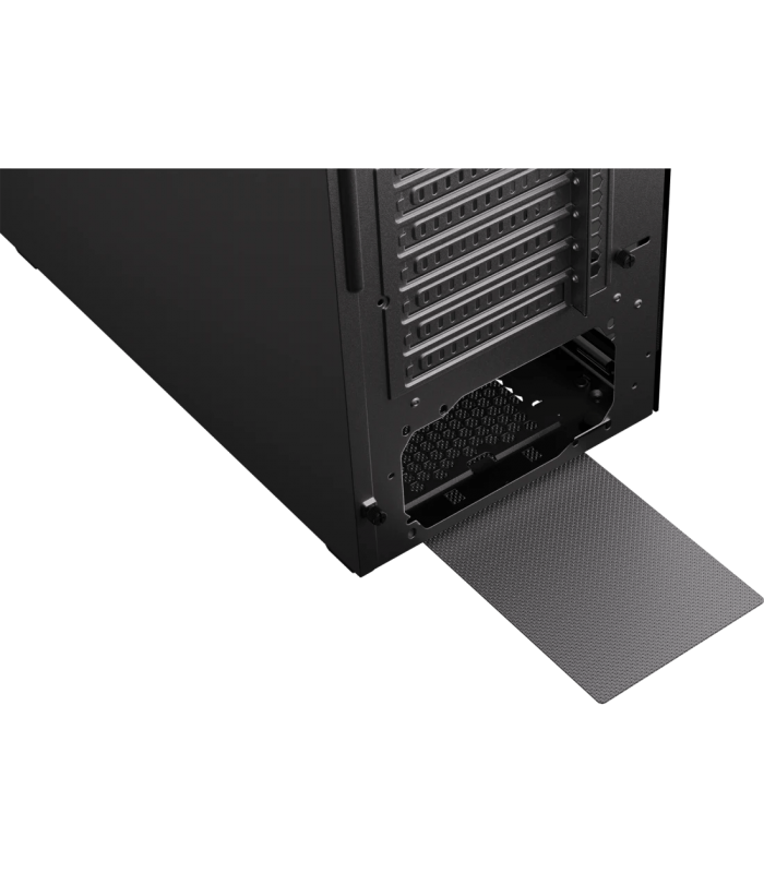 CASE CORSAIR CC-9011272-WW/480T RGB/ ITX/MATX/ATX/E-ATX /SW+RESET/2X USB 3.2/1X AUDIO IN-OUT/3X FAN 120mm/CRISTAL/GAMING/BK PC.