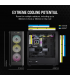 CASE CORSAIR CC-9011272-WW/480T RGB/ ITX/MATX/ATX/E-ATX /SW+RESET/2X USB 3.2/1X AUDIO IN-OUT/3X FAN 120mm/CRISTAL/GAMING/BK PC.