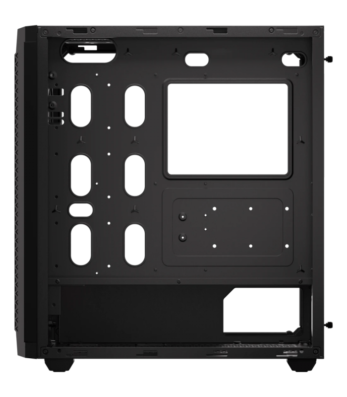 CASE CORSAIR CC-9011272-WW/480T RGB/ ITX/MATX/ATX/E-ATX /SW+RESET/2X USB 3.2/1X AUDIO IN-OUT/3X FAN 120mm/CRISTAL/GAMING/BK PC.