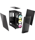 CASE CORSAIR CC-9011272-WW/480T RGB/ ITX/MATX/ATX/E-ATX /SW+RESET/2X USB 3.2/1X AUDIO IN-OUT/3X FAN 120mm/CRISTAL/GAMING/BK PC.