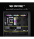 CASE CORSAIR CC-9011272-WW/480T RGB/ ITX/MATX/ATX/E-ATX /SW+RESET/2X USB 3.2/1X AUDIO IN-OUT/3X FAN 120mm/CRISTAL/GAMING/BK PC.