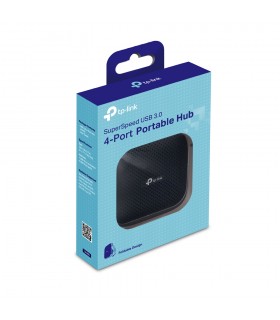USB HUB TP-LINK UH400 USB-A 3.0 5Gbps A 4-PTOS USB-A 3.0 HEMBRA BK.