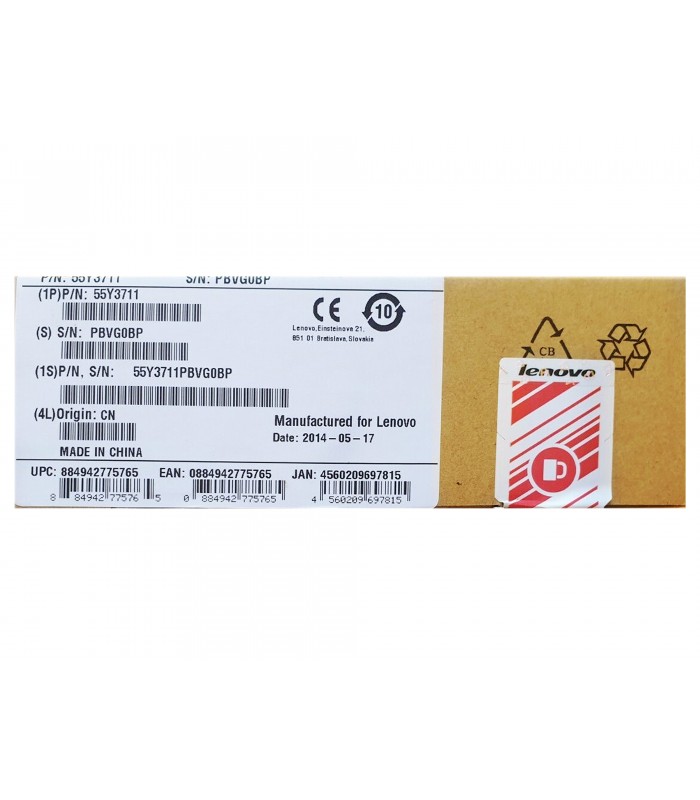 MEMORIA LENOVO 4GB DDR3 1333MHz SODIMM Non-ECC 1.5V CL9 204PIN 55Y3711 ORIG.