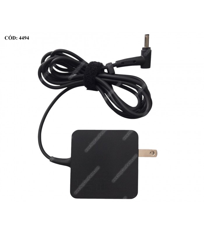 CARGADOR ASUS 19V---2.37A 45W PIN 4.0*1.35MM 100-240V~ US 50-60Hz 2PRONG TIPO A 0A001-01102200 ORIG. (SN)