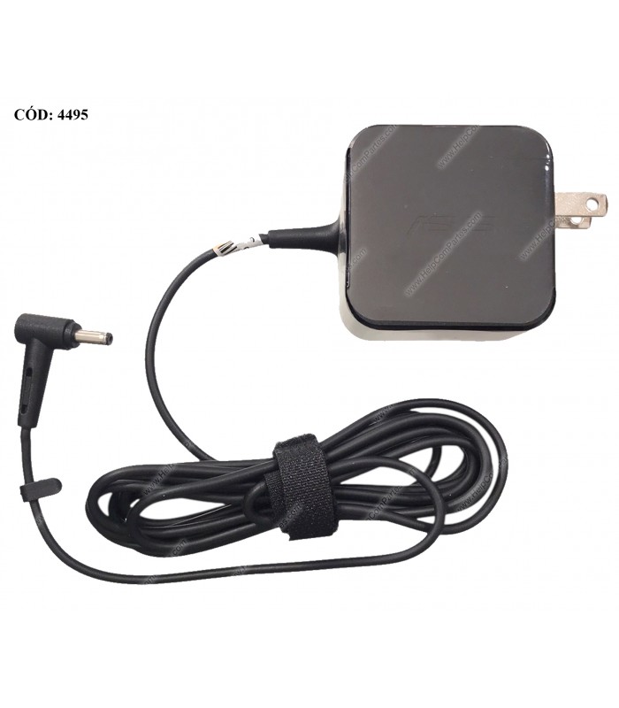 CARGADOR ASUS 19V---2.37A 45W PIN 4.0*1.35MM 100-240V~ US 50-60Hz 2PRONG TIPO A 0A001-00692600 ORIG.