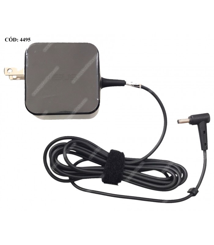 CARGADOR ASUS 19V---2.37A 45W PIN 4.0*1.35MM 100-240V~ US 50-60Hz 2PRONG TIPO A 0A001-00692600 ORIG.